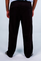 Black Elastic-Waist Classic Trousers - بنطلون أسود كلاسيك بخصر مطاطي